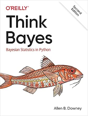 Think Bayes: Bayesian Statistics in Python (O'reilly) cover