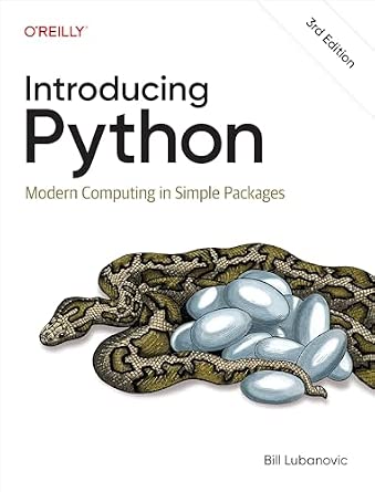 Introducing Python: Modern Computing in Simple Packages cover