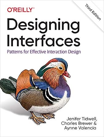 Designing Interfaces: Patterns for Effective Interaction Design cover